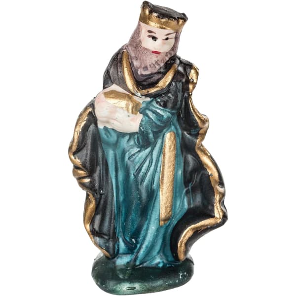 Krippefigurer, Keramik, Inkluderer 11 Stykker,Multifarvet
