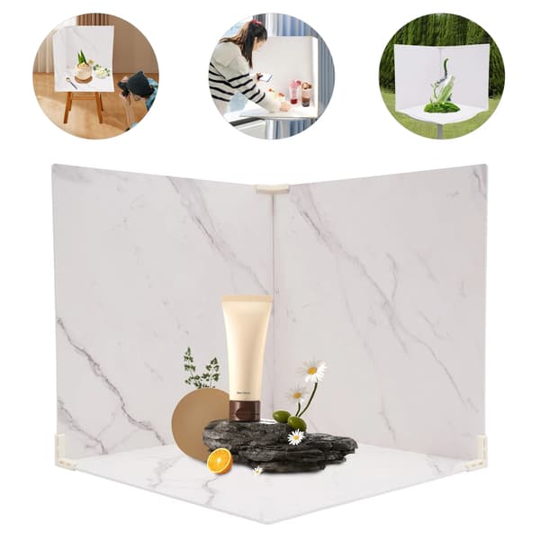 Fotobaggrund, Holdbart Materiale, Alsidig Brug,HVID