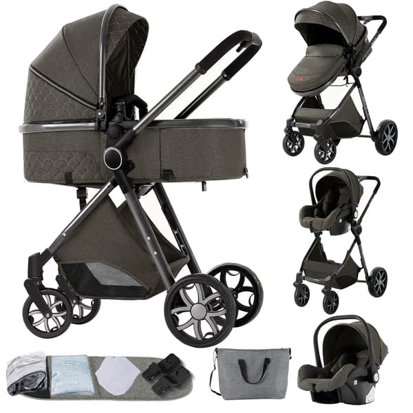 Bæresele, Sammenklappeligt Design, Rejse System,YV9-DEEPGREY