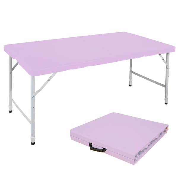 Fällbord, Justerbar Höjd, Stabil Design,Lila