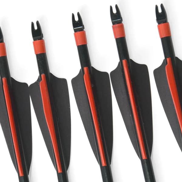 Bueskydning Pil, Carbon Materiale, 3-Tommer Fjer,12pcs