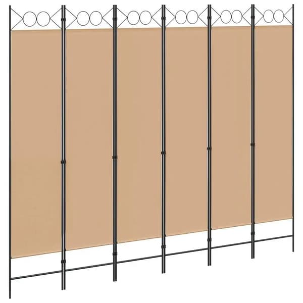 Rummdivider, Stofmateriale, Foldbart Design,Chokolade