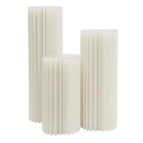 Pappersblomsterställ, Modern Design, Hållbar Konstruktion,Krämig Vit