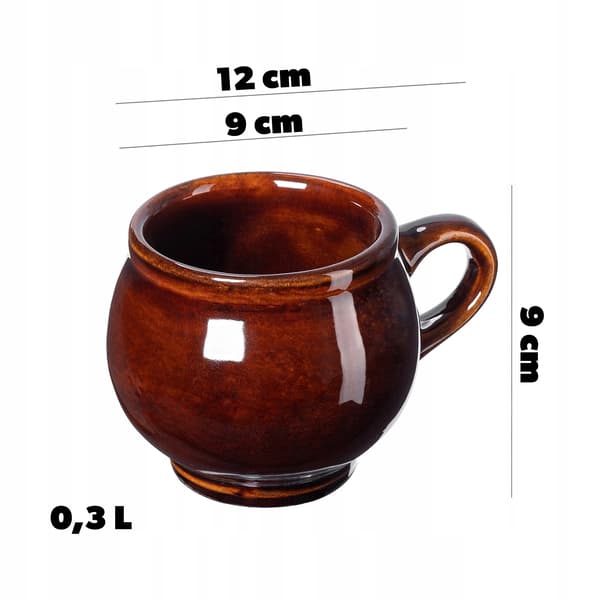 Vinkrus, Stentøj, Unik Mead Beholder Form,Brun