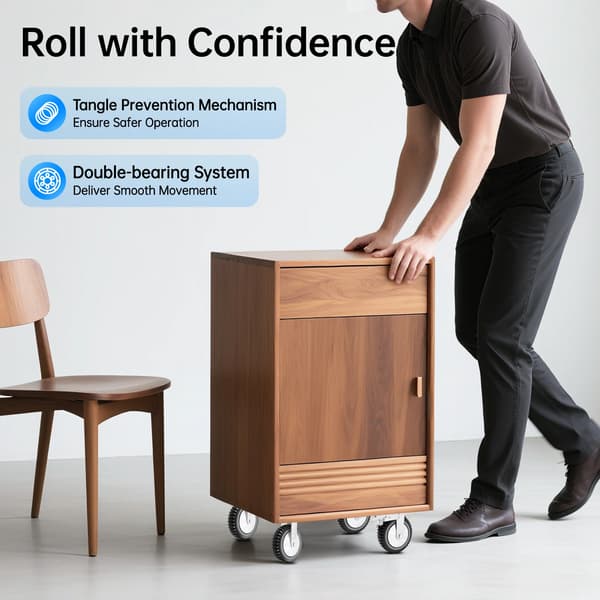 Möbelhjul, Tungt, Hållbar Konstruktion,4 PCS