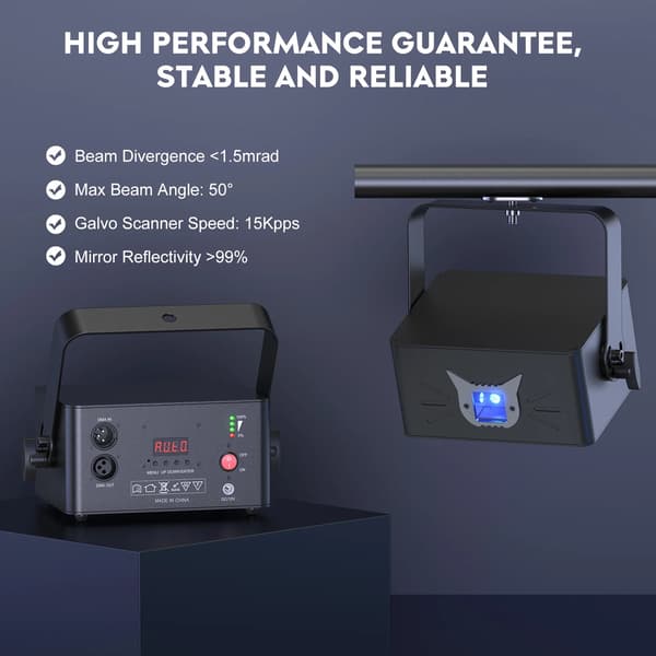 Scenbelysning, 3D-animation, Bluetooth-kompatibilitet,EU-kontakt