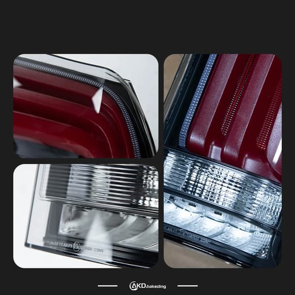 LED Bakljusmontering, Dynamisk Sekventiell Blinkersignal, Full LED Teknik,Ett par
