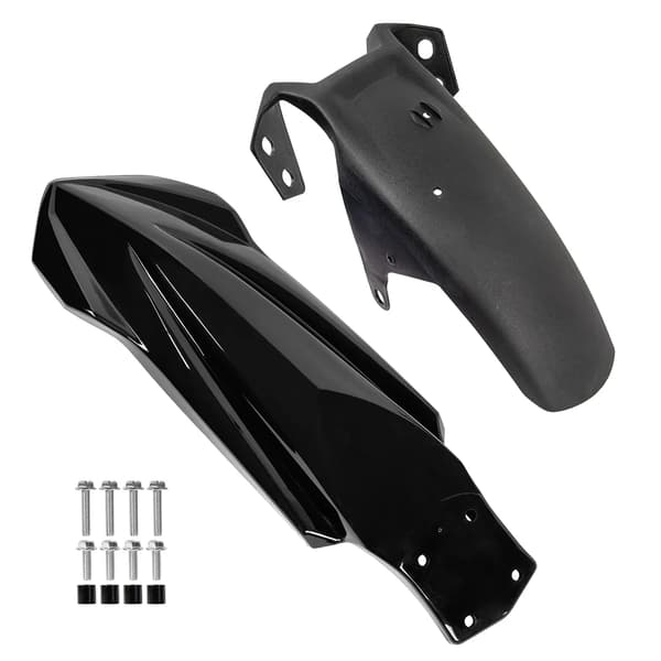 Fender Set, Tvådelad Design, Förbättrat Skydd,Svart