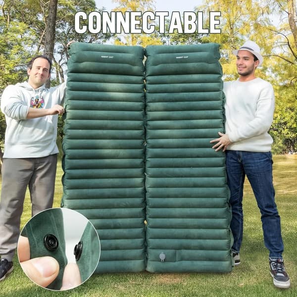 Sovemåtte, Ultralight, Indbygget Pude,Grøn