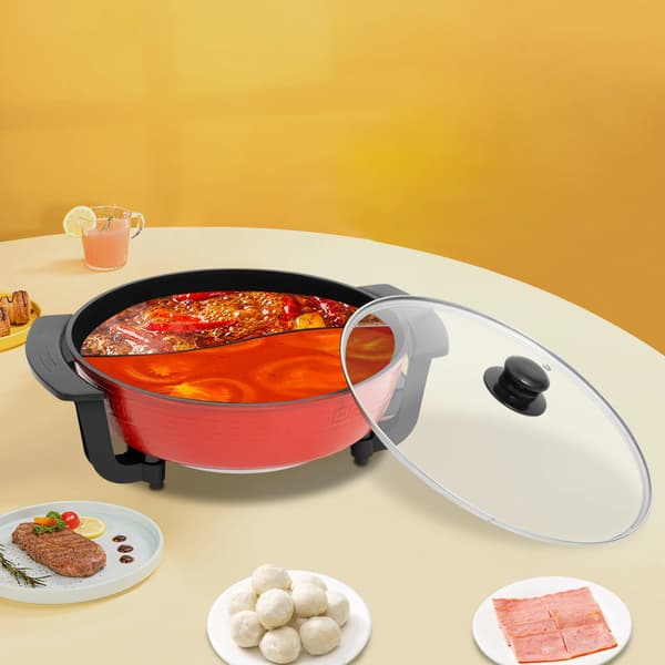 Hot Pot, Multifunktionell Användning, Hållbar Konstruktion,Röd