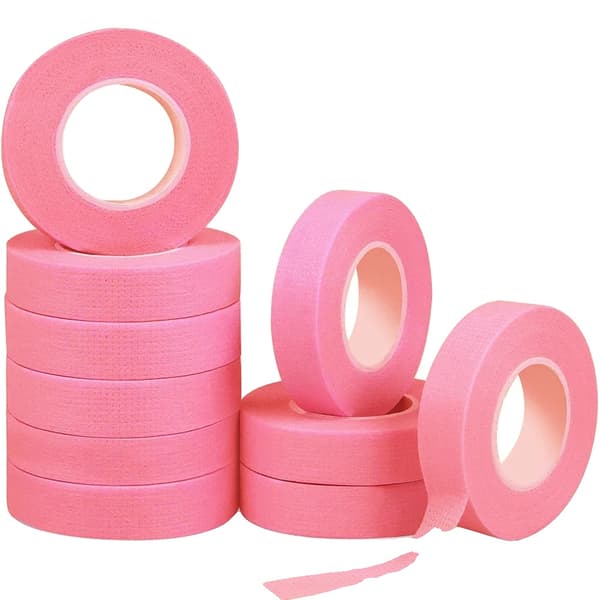 Øjenvippe Tape, Blid Klæbning, Nem Fjernelse,10pcs rosenrød