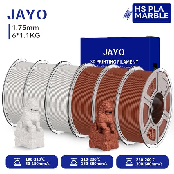 3D-printer filament, høj hastighed, marmor tekstur,3CB-3BR