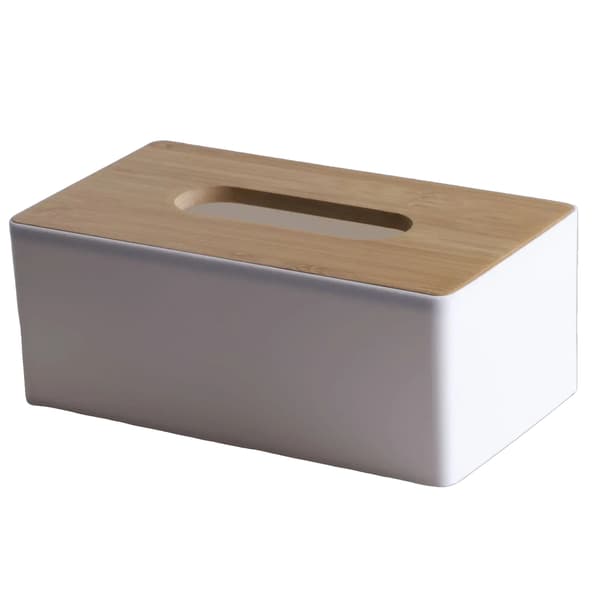 Vævsæske, Solid Trædesign, Passer til Standard Væv,Hvid1