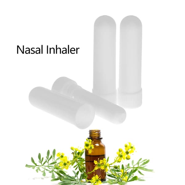 Æterisk olie inhalator, tomme rør, bærbar aromaterapi,HVID