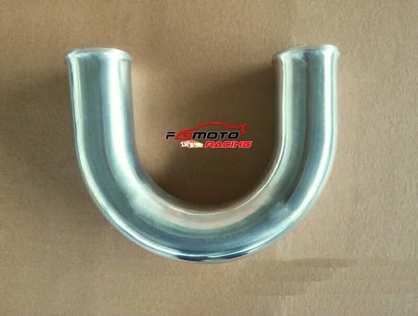 Intercooler-rör, aluminiumkonstruktion, optimerad luftflöde,Silver