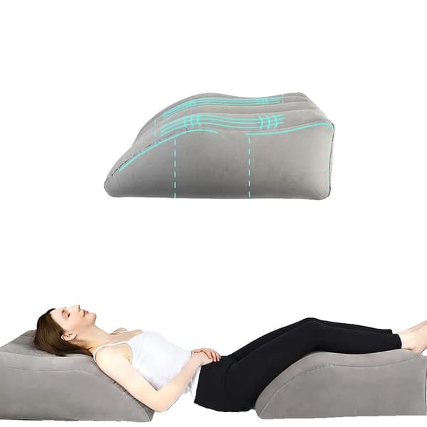 Benkudde, PVC-material, rektangulär form, vikt 0-0,5 kg, kroppsstöd, bärbar design