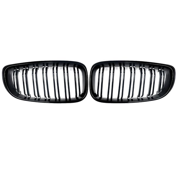 Frontbumpergrill, Holdbart ABS-plast, Nem installation,Dobbelt Slats