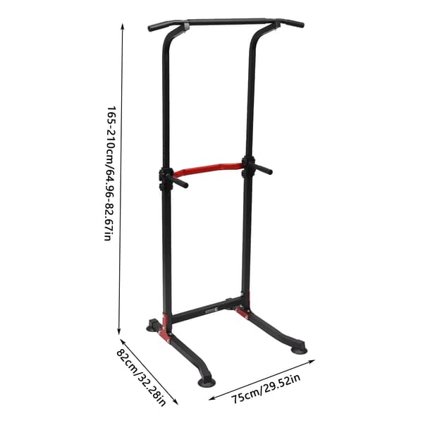 Pull-Up Bar, Mångsidig Träningsstation, Robust Konstruktion,svart