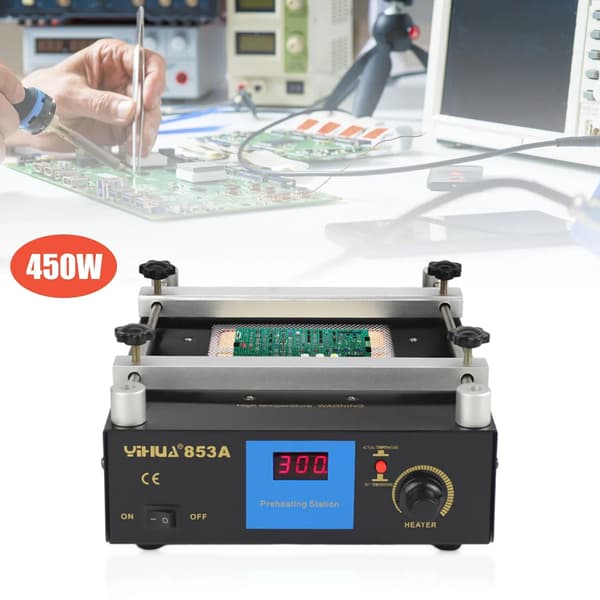 Lodde Station, Forvarmningsfunktion, Justerbart Temperaturinterval,220V, sort