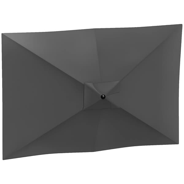 Parasol, Ventileret Design, UV Beskyttelse,Mørk Grå