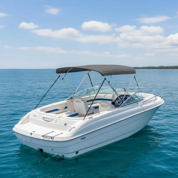 Bimini Top, Holdbart Stof, UV Beskyttelse,hær grøn