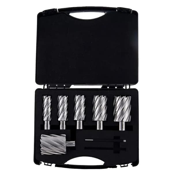 Ringfrässet, HSS-material, Weldon-skaft, svart