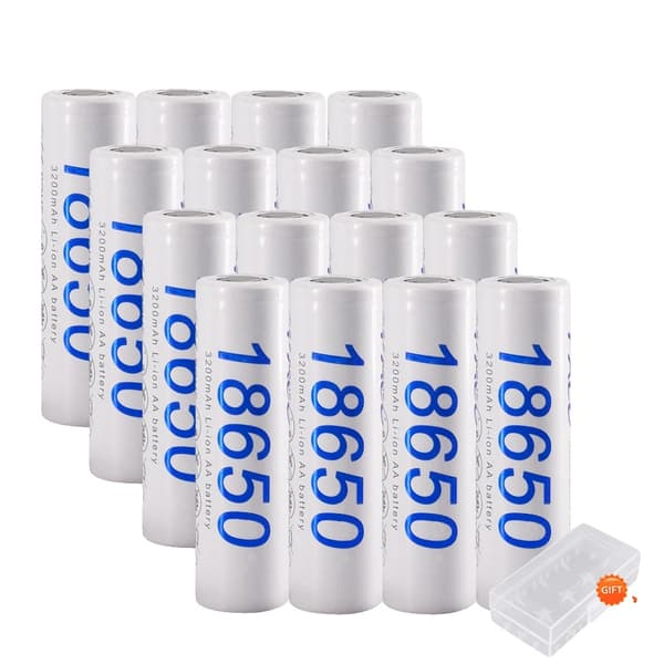 Lithium-ion batteri, 3200mAh kapacitet, CE-certificeret,16stk Batteri