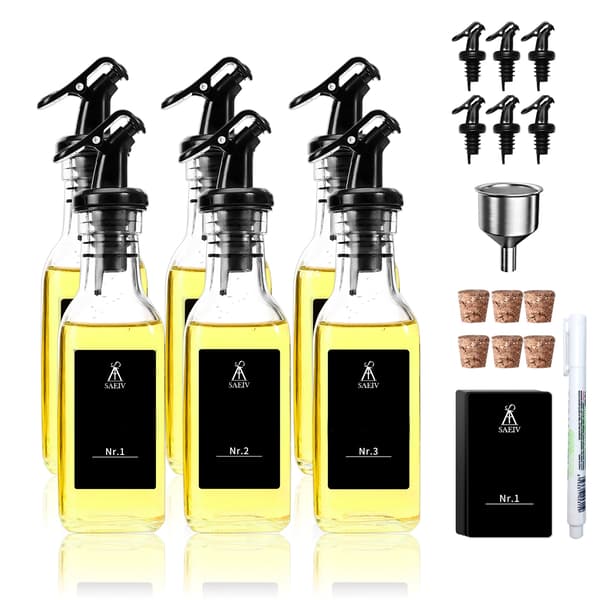 Olja Dispenser, Läckagesäker Design, Mångsidig Användning,6 PCS