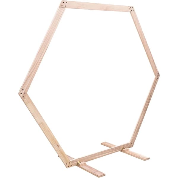 Bröllopsbåge, Naturlig Trädesign, DIY Montering,Träfärg