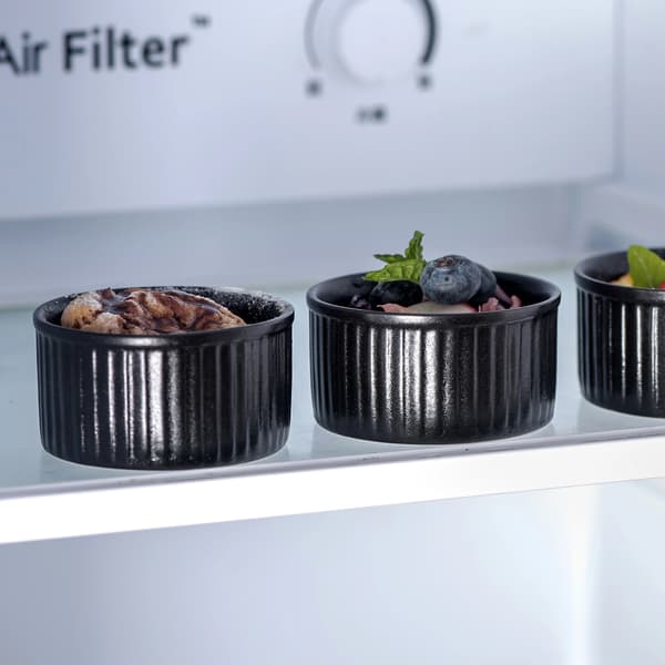 Keramiska Ramekiner Set, Elegant Design, Miljövänligt Material,70ML 6PCS