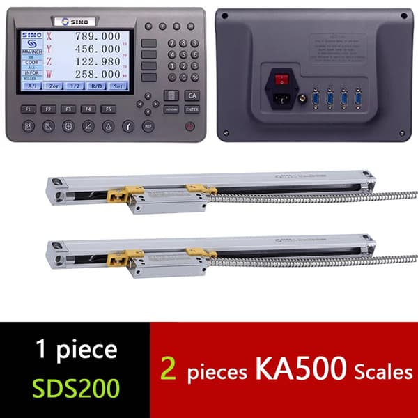 Digital avläsningsdisplaykit, stor LCD, hög precision,DRO-2PCS KA500