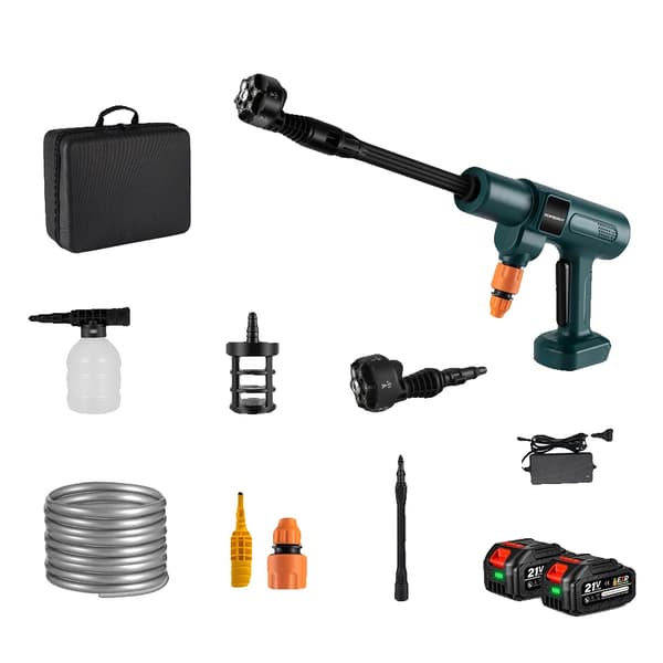 Högtryckstvätt, Sladdlös, Bärbar Design, 2xBatteri Set-A