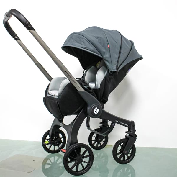 Babyvogn, Multifunktionel, Sammenklappelig,Grå