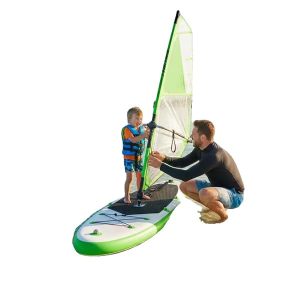 Stand Up Paddle Board, Højdensitet PVC, Komplet Tilbehørssæt,hær grøn