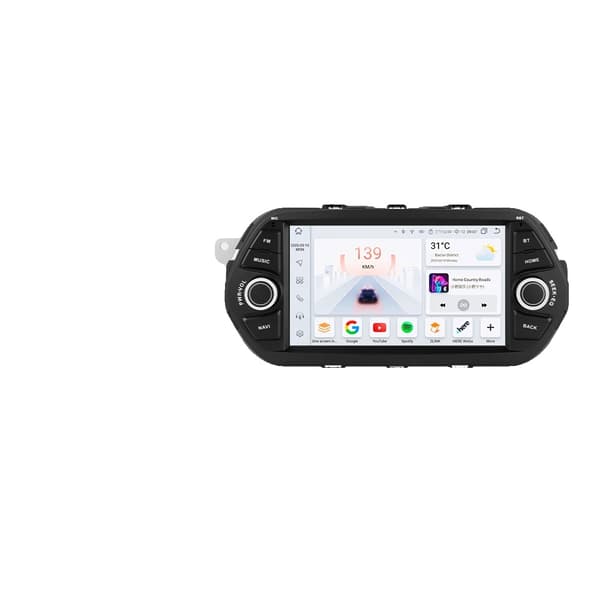 Bilradio, Touchscreen-interface, Multimedia-afspiller, kompatibel med FIAT TIPO EGEA 2015 - 2017,S4 tilføj AHDC2