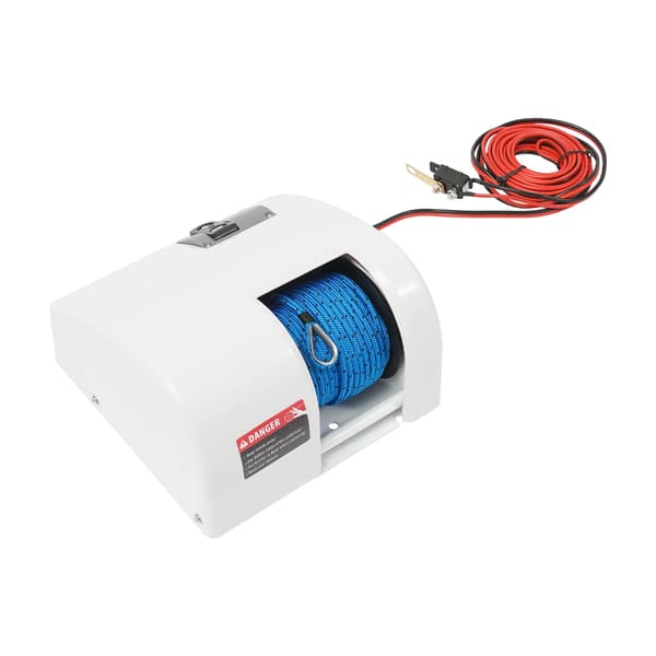 Elektrisk Ankerwinch, Højhastighedsdrift, Holdbart Design,HVID