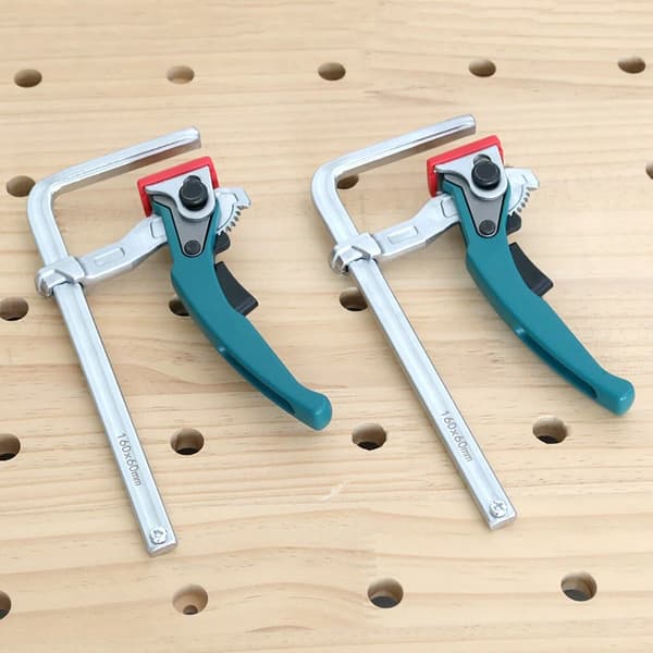 Ratschen Spårklämma, Hållbar Stål, Lätta Justeringar,2PC