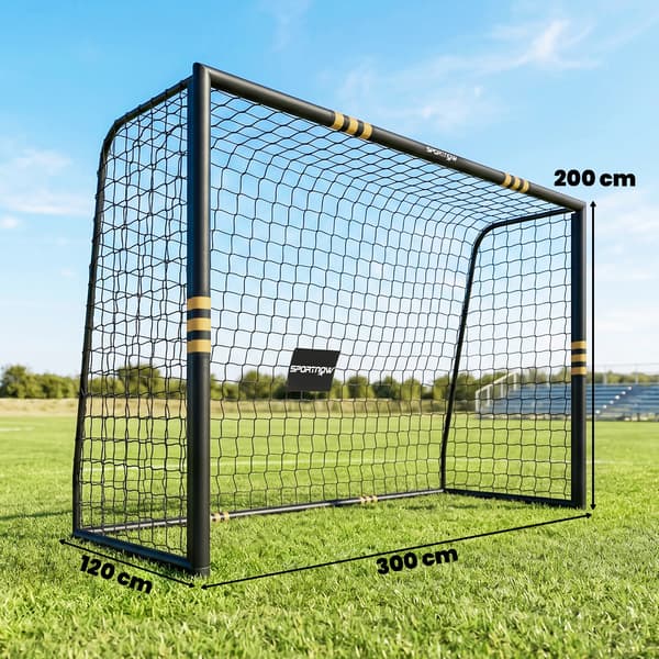 Fotbollsmål, Hållbart Material, Lätt Montering, svart