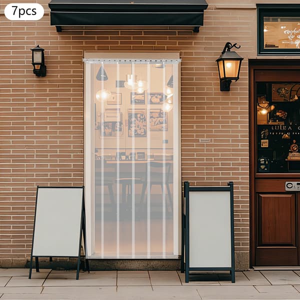 Dørgardin, Holdbar PVC, Effektiv Rummdivider,Klar
