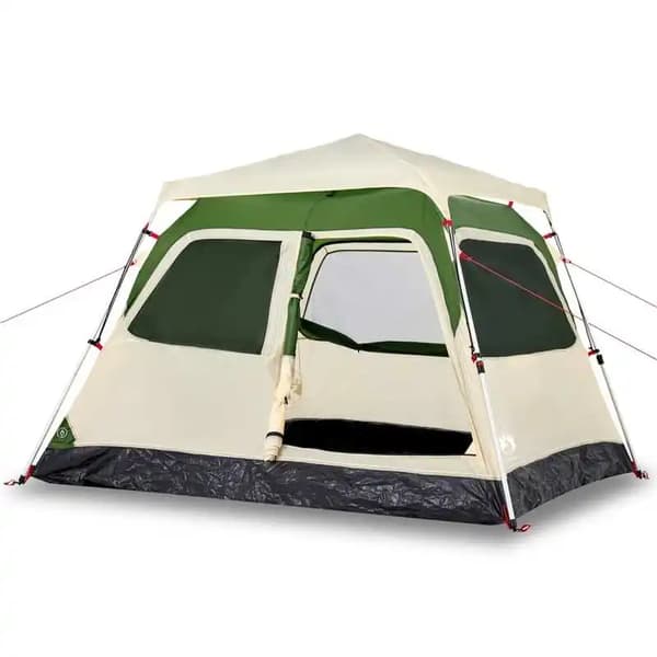 Campingtält, rymmer 3-4 personer, hållbar polyesterfiber,MULTI