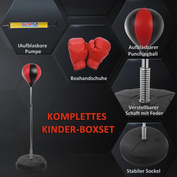 Slagboll Set, Justerbar Höjd, Hållbara Material,MULTI