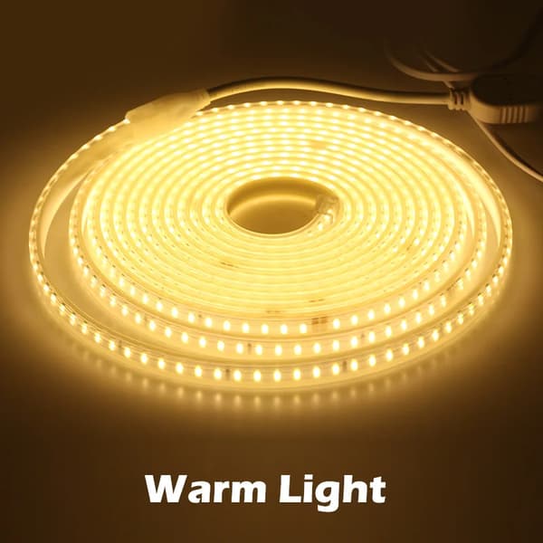 LED Strip Light, Vattentät, Flexibel Design,5M, Varm vit