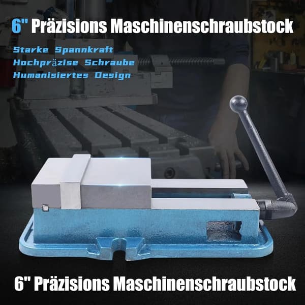 Klämma, Precision Fräsmaskin Vise, Hög Klämkraft,Blå