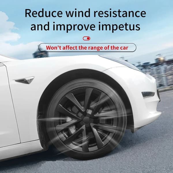 Hjulkapsler, Passer til Tesla Model 3, Stilfuld Hjulbeskyttelse,Arachnid Stil