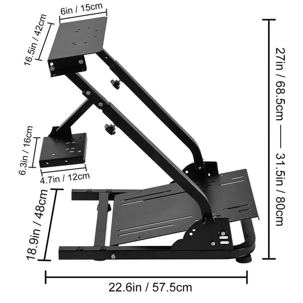 Racing Simulator Ställ, Justerbar Höjd, Hållbar Design,G29ZDJ