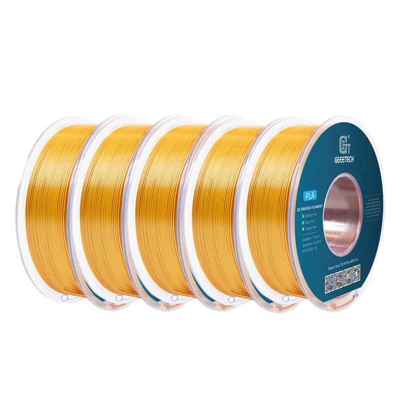3D Filament, PLA Material, Høj Styrke,Guld Sølv Kobber