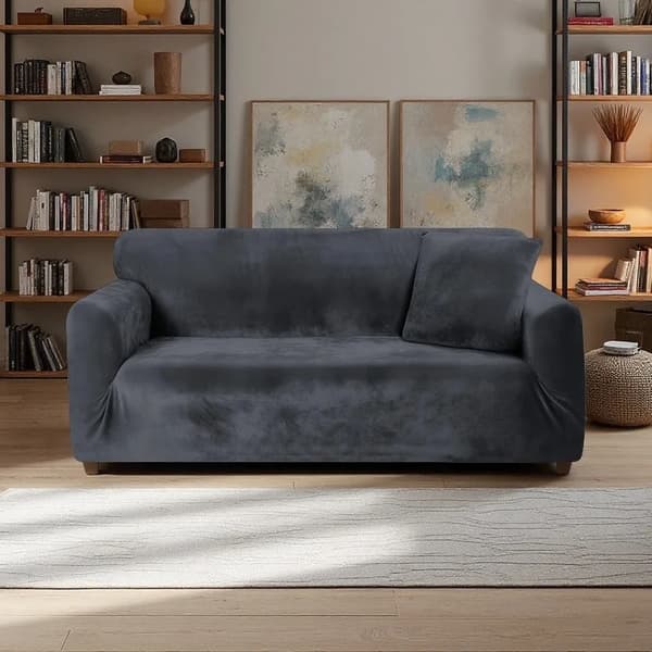 Sofföverdrag, Polyester, Passar 1-4 Sitssoffor, Halkfri Design, Maskintvättbar, Modern Stil