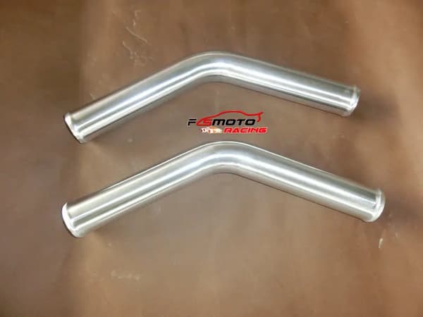 Intercooler-rör, aluminiumkonstruktion, 45 graders vinkel,Silver