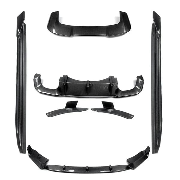 Aero Body Kits, Framsplitter, Bakdiffuser,7 st set