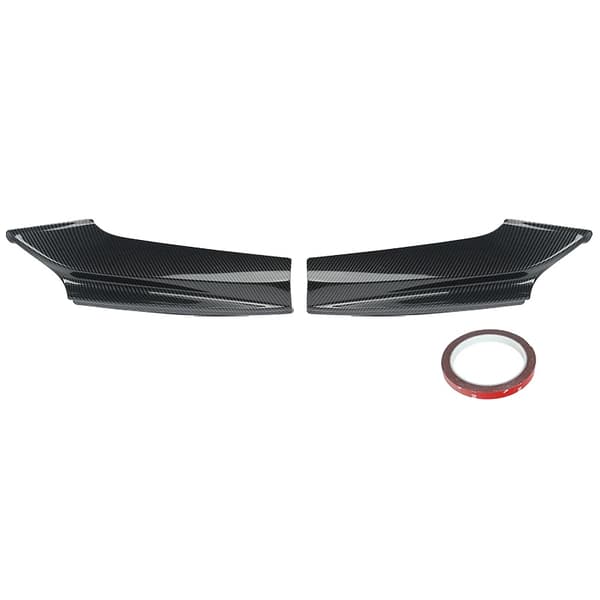 Front Bumper Splittere, ABS Materiale, Nem Installation,Kulfiberlook